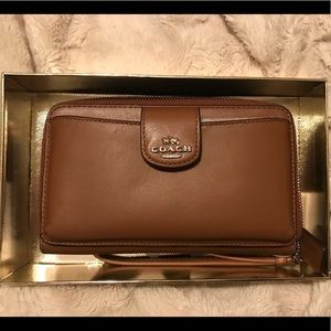 Brand New Saddle Authentic Coach Wallet